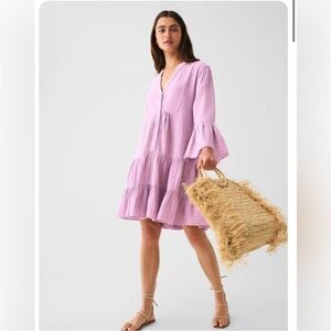 FAHERTY gauze dress XL